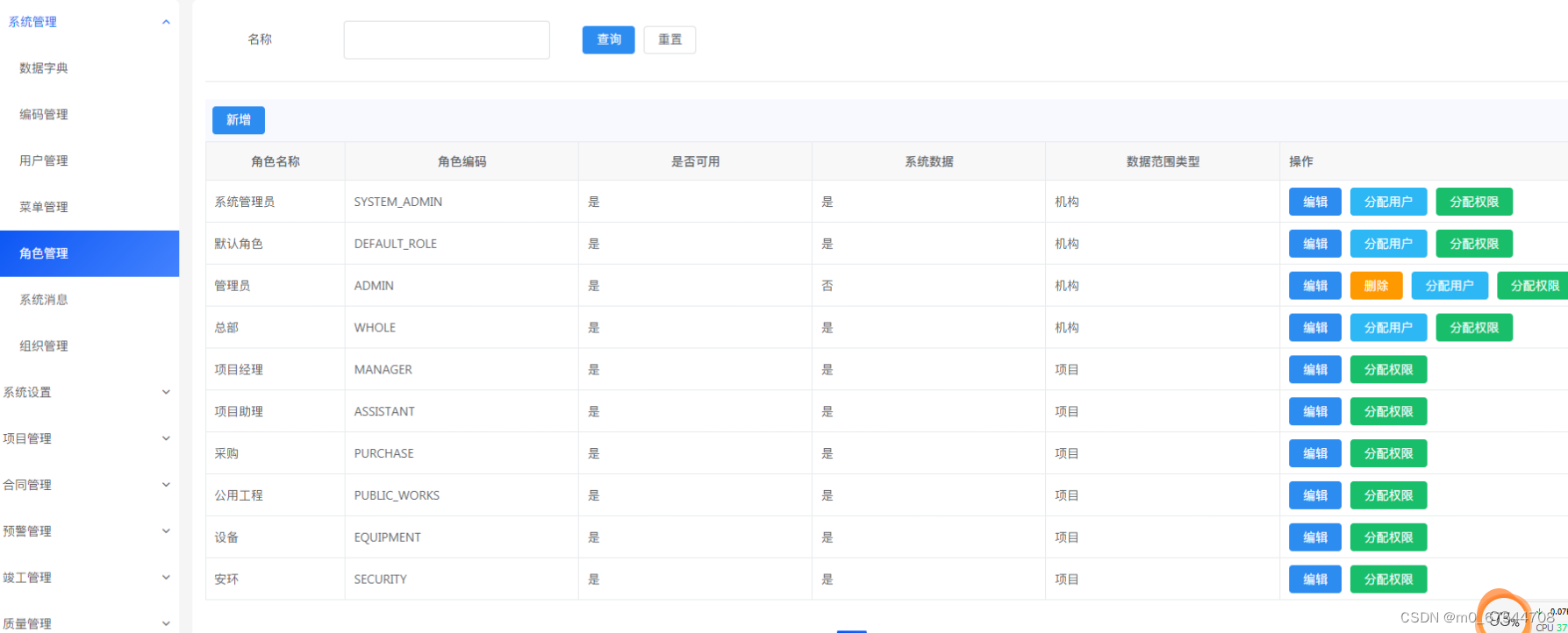 鸿鹄工程项目管理系统 Spring Cloud+Spring Boot+前后端分离构建工程项目管理系统