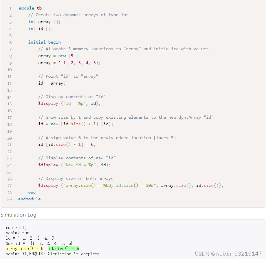 SystemVerilog笔记——Arrays_systemverilog三维数组-CSDN博客