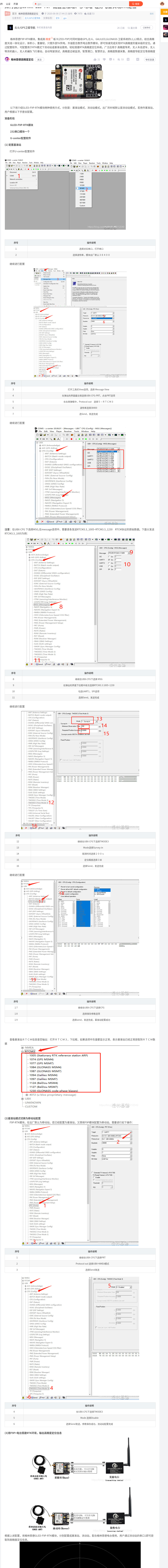 UBLOX F9P搭建NtripCaster组建RTK