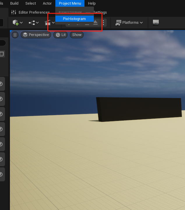 UE4/UE5 c++绘制编辑器场景直方图（源码包含场景中的像素获取、菜单添加ToolBar）