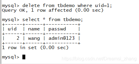 mysql数据库所有基本操作语句