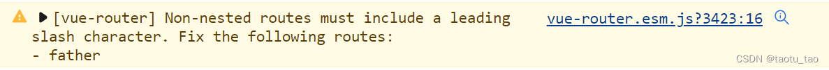 vue-vue-router-non-nested-routes-must-include-a-leading-slash-character-fix-the