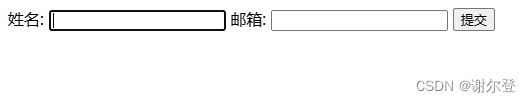 【HTML】form标签