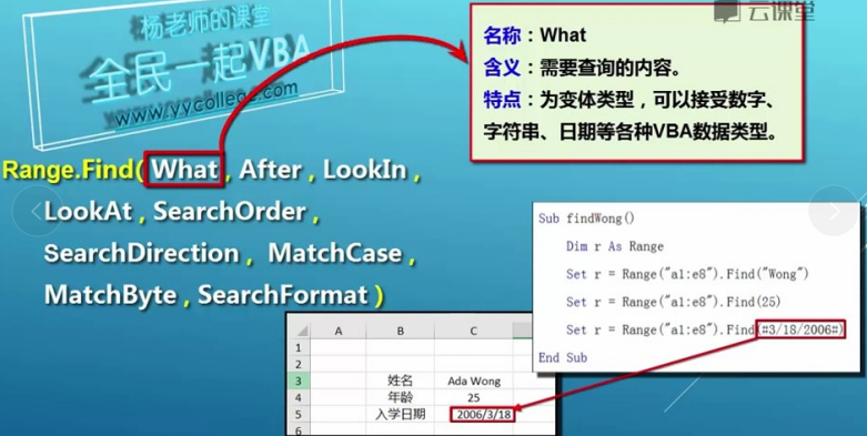 vba中find的用法_vba筛选符合条件的数据到数组