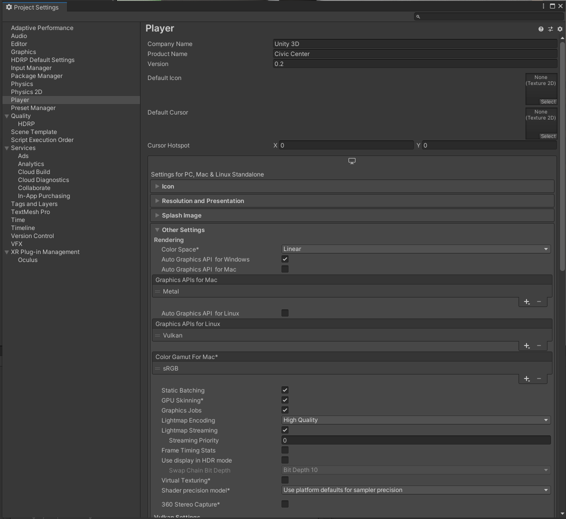 D3D11 is currently the only graphics API compatible with the Oculus XR ...