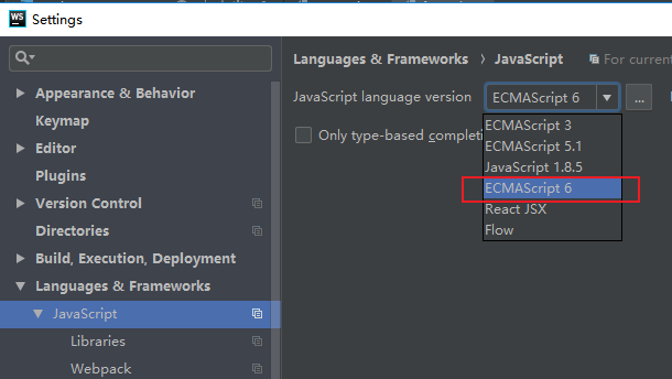 webstorm编写NodeJS没有代码提示