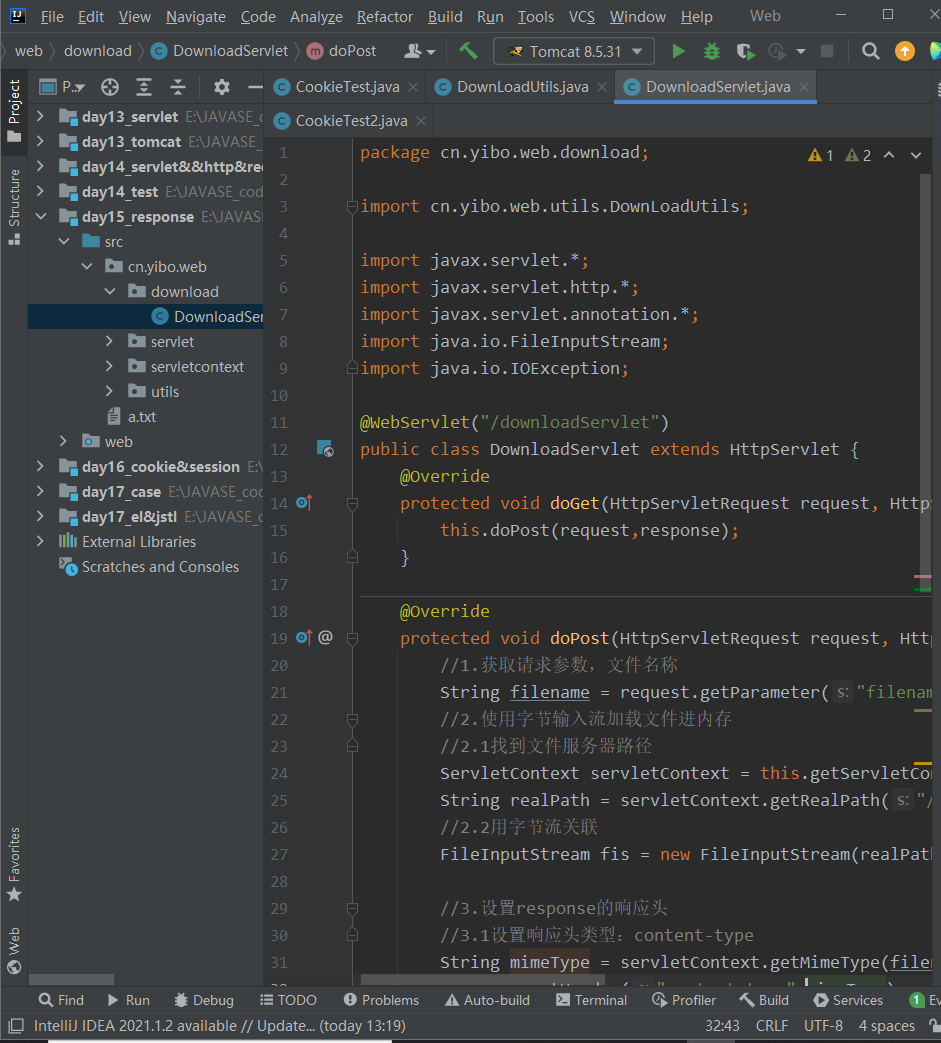 IDEA's web project (not a maven project) reports an error when ...