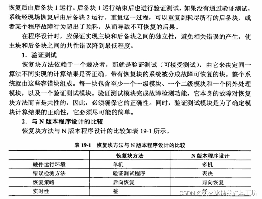 [架构之路-181]-《软考-系统分析师》-19- 系统可靠性分析与设计 - 2-容错性： 软件容错技术