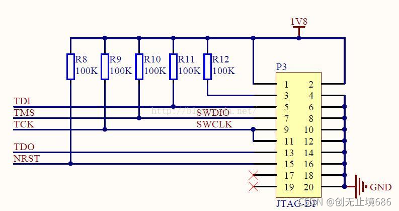 Jtag和SWD连线方式