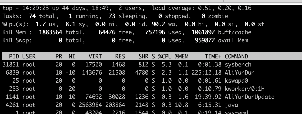 sysbench使用_swingbench