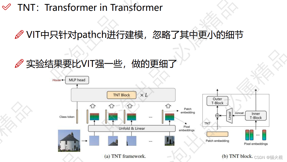 ViT(Vision Transformer)  TNT(Transformer in Transformer)