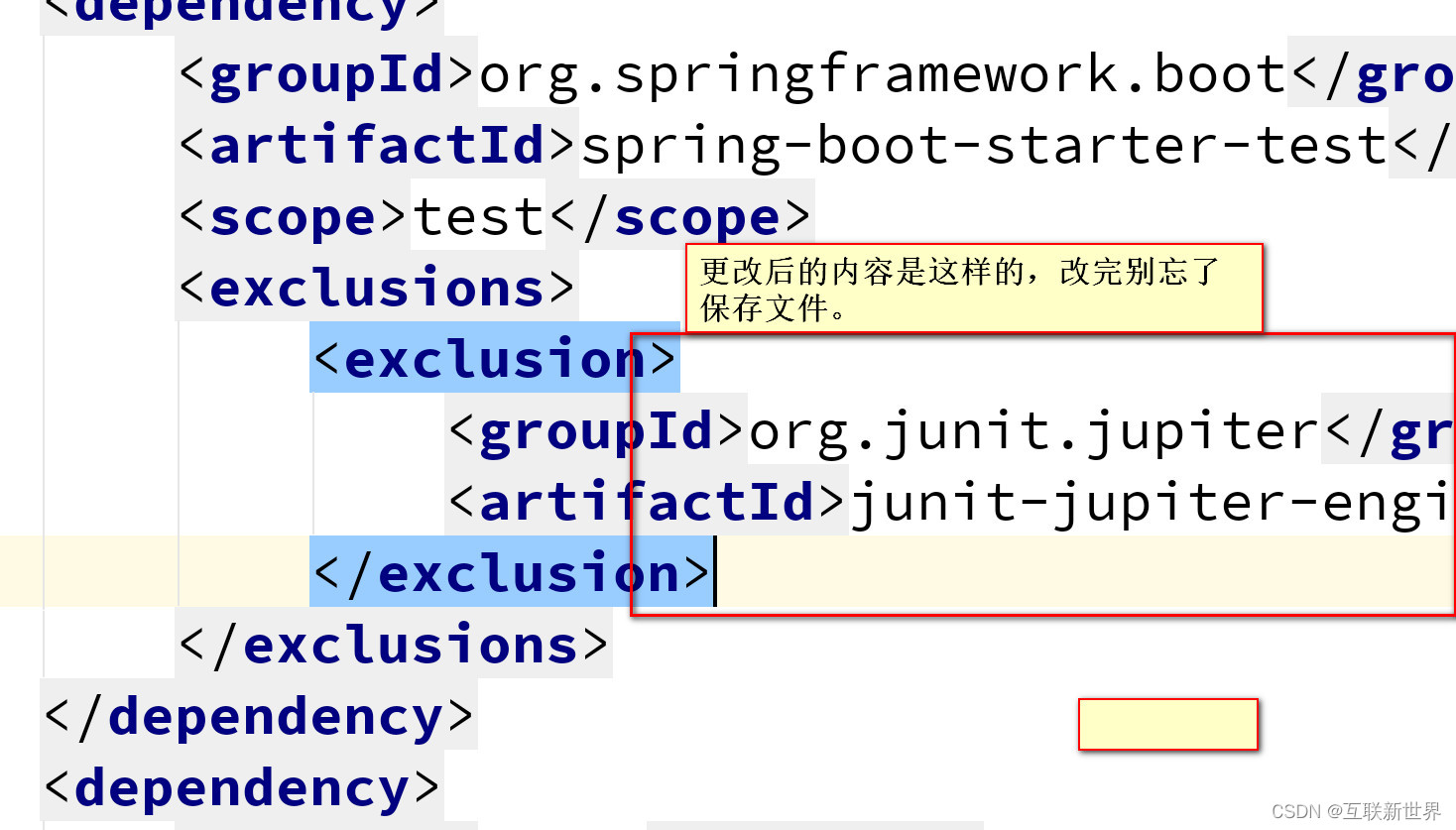 运行测试类时出现错误，警告 TestEngine with ID ‘junitvintage‘ failed to discover