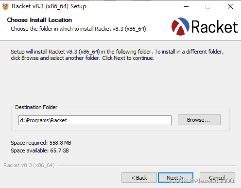 Racket 8.3下载安装(Win10)_racket 下载-CSDN博客