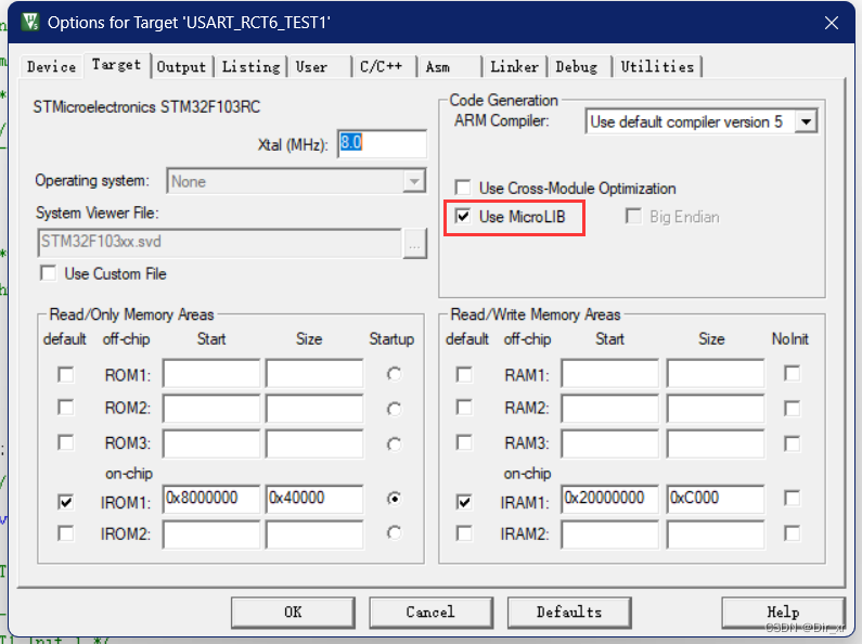 Use MicroLIB