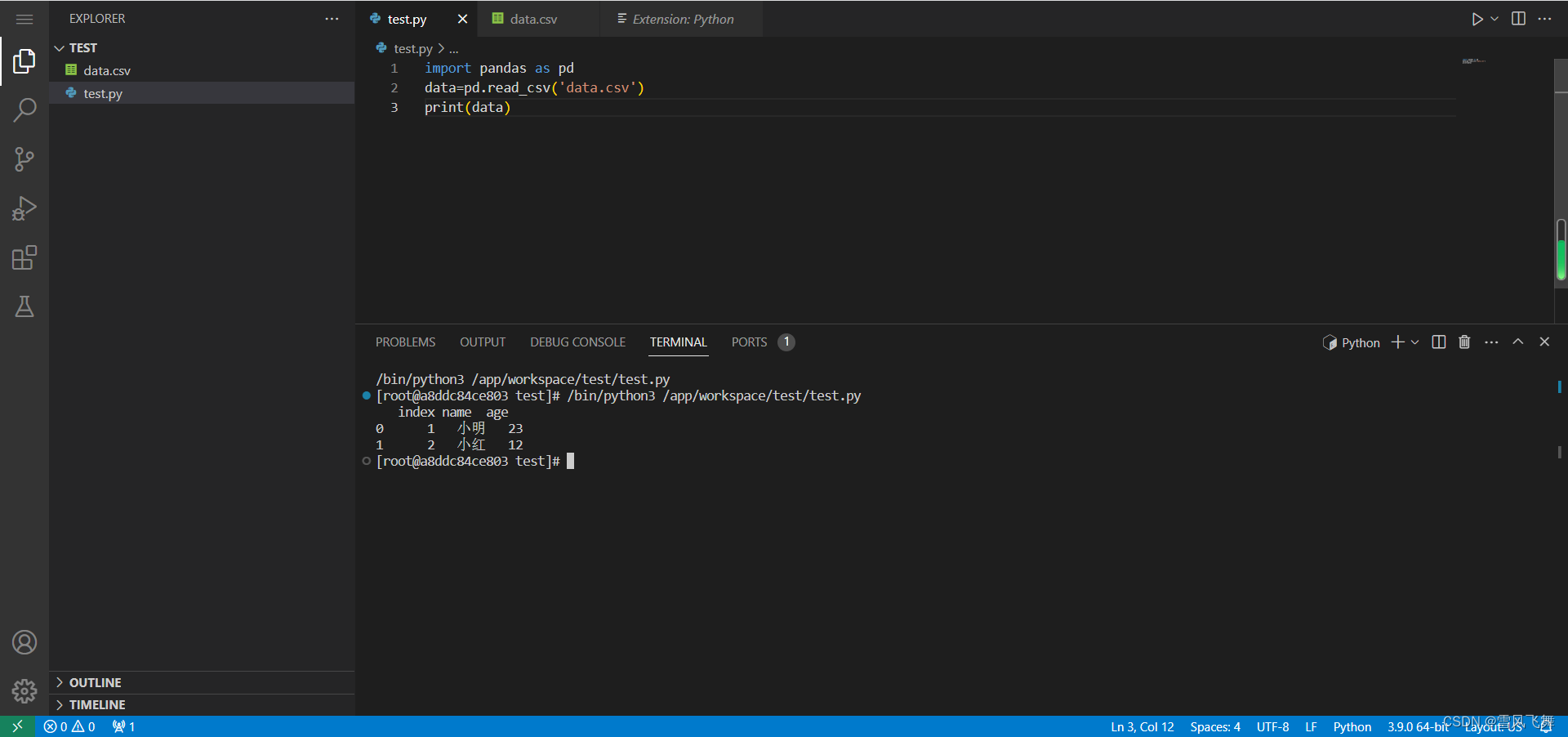 浏览器端vscode docker搭建（附带python环境）