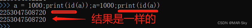 python中is和==的区别，地址和重新复制后，地址变化