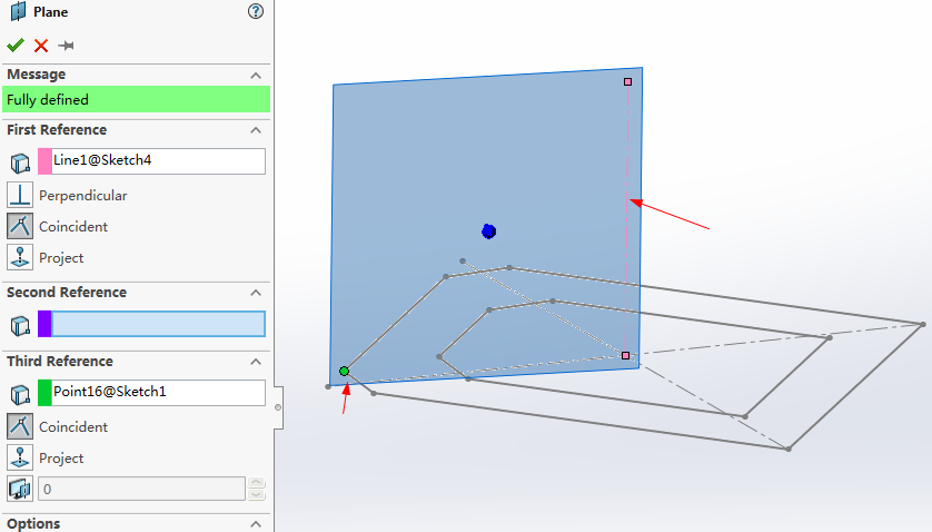 SolidWorks中的基准平面与草图