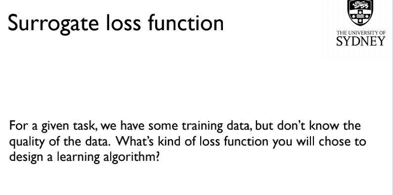 5328笔记 Advanced ML Chapter7-Learning with Noisy Data