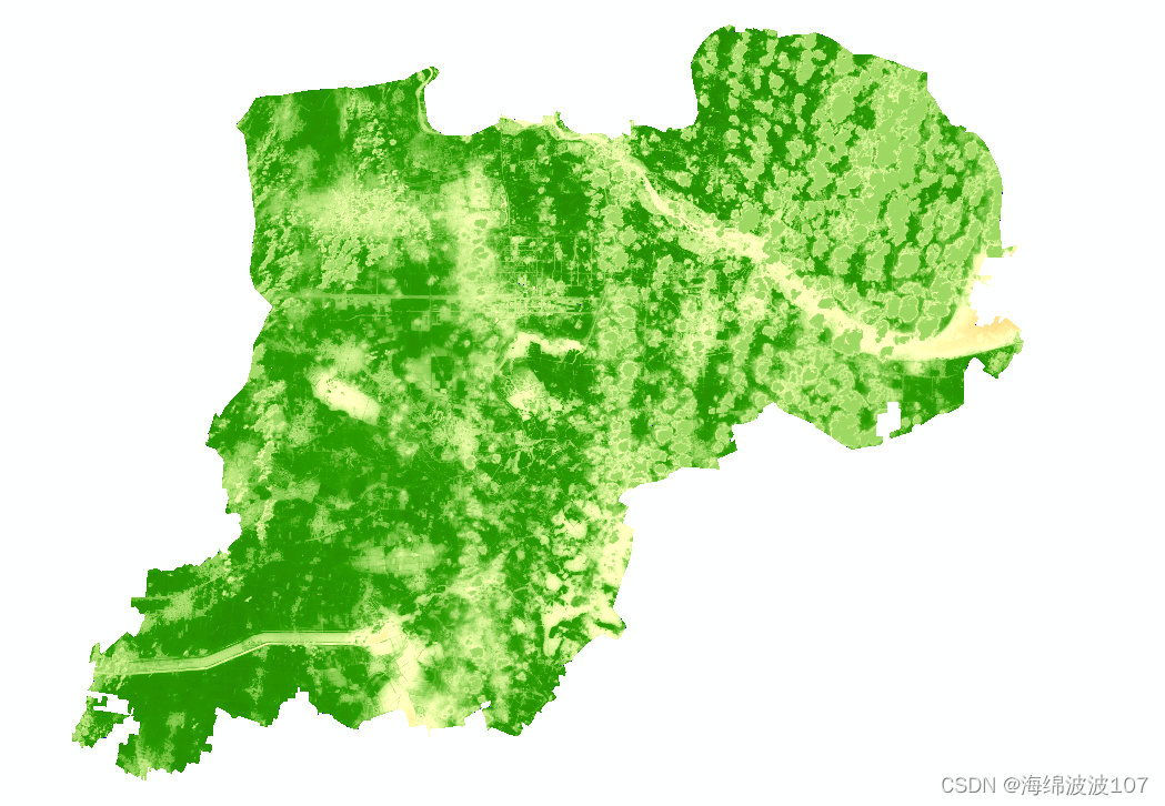 Arcgis快速计算NDVI