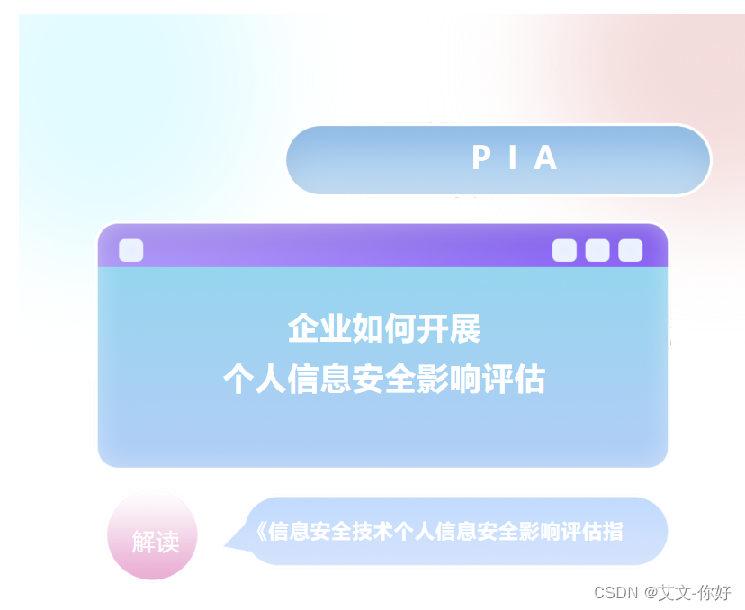 企业如何开展个人信息安全影响评估（PIA）二