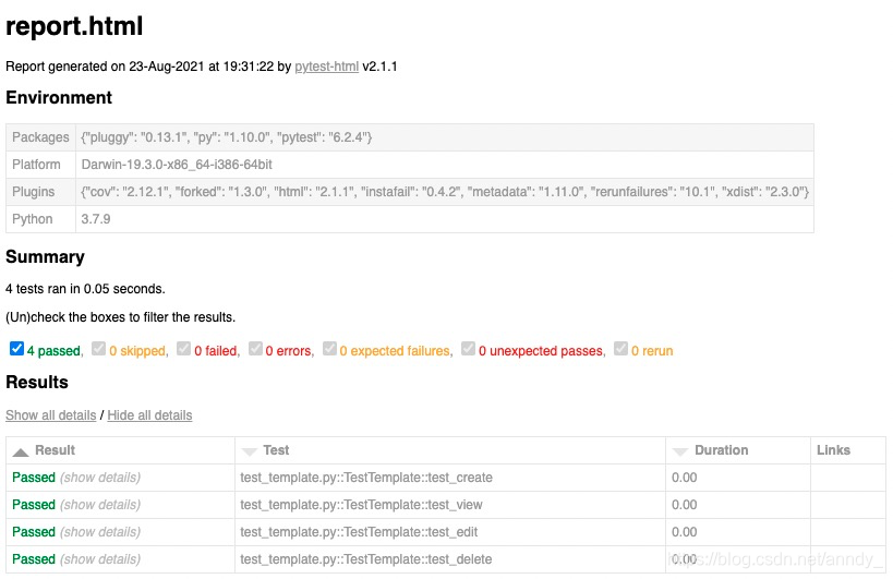 python测试框架之Pytest(一) 安装&使用介绍_pytest 安装_Tina-Deng的博客-CSDN博客