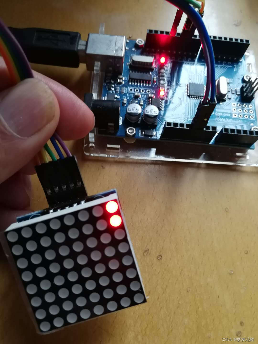 【雕爷学编程】Arduino动手做（22）——8X8 LED点阵MAX7219屏4