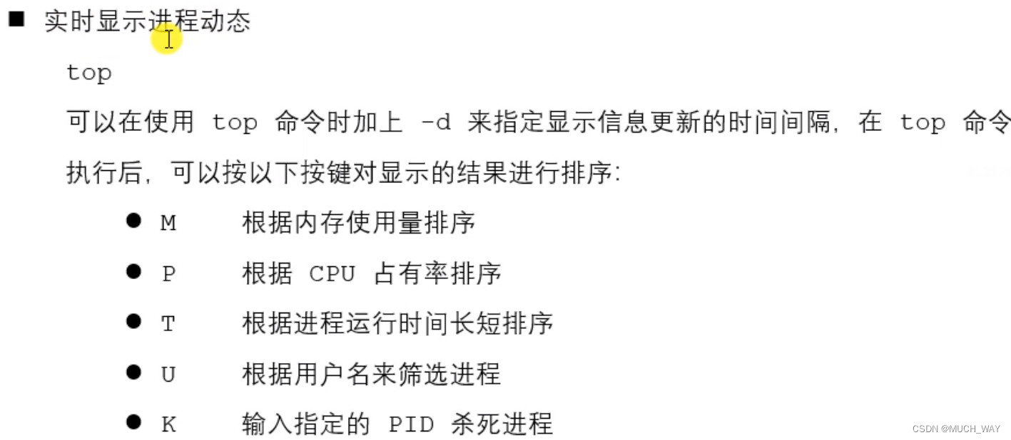 TOP命令