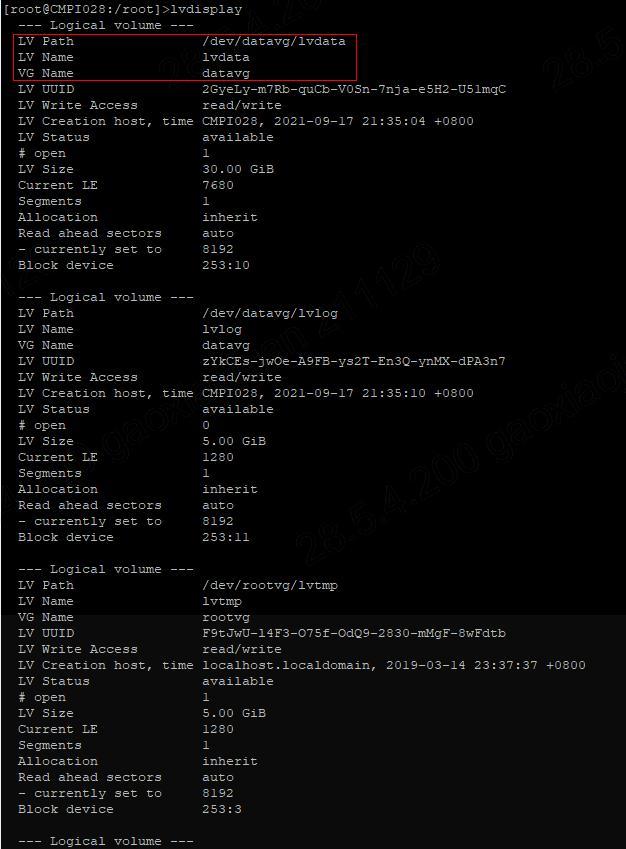 Linux磁盘管理（磁盘、pv、vg、lv、挂载点之间的关系及常用命令）_vg lvCSDN博客