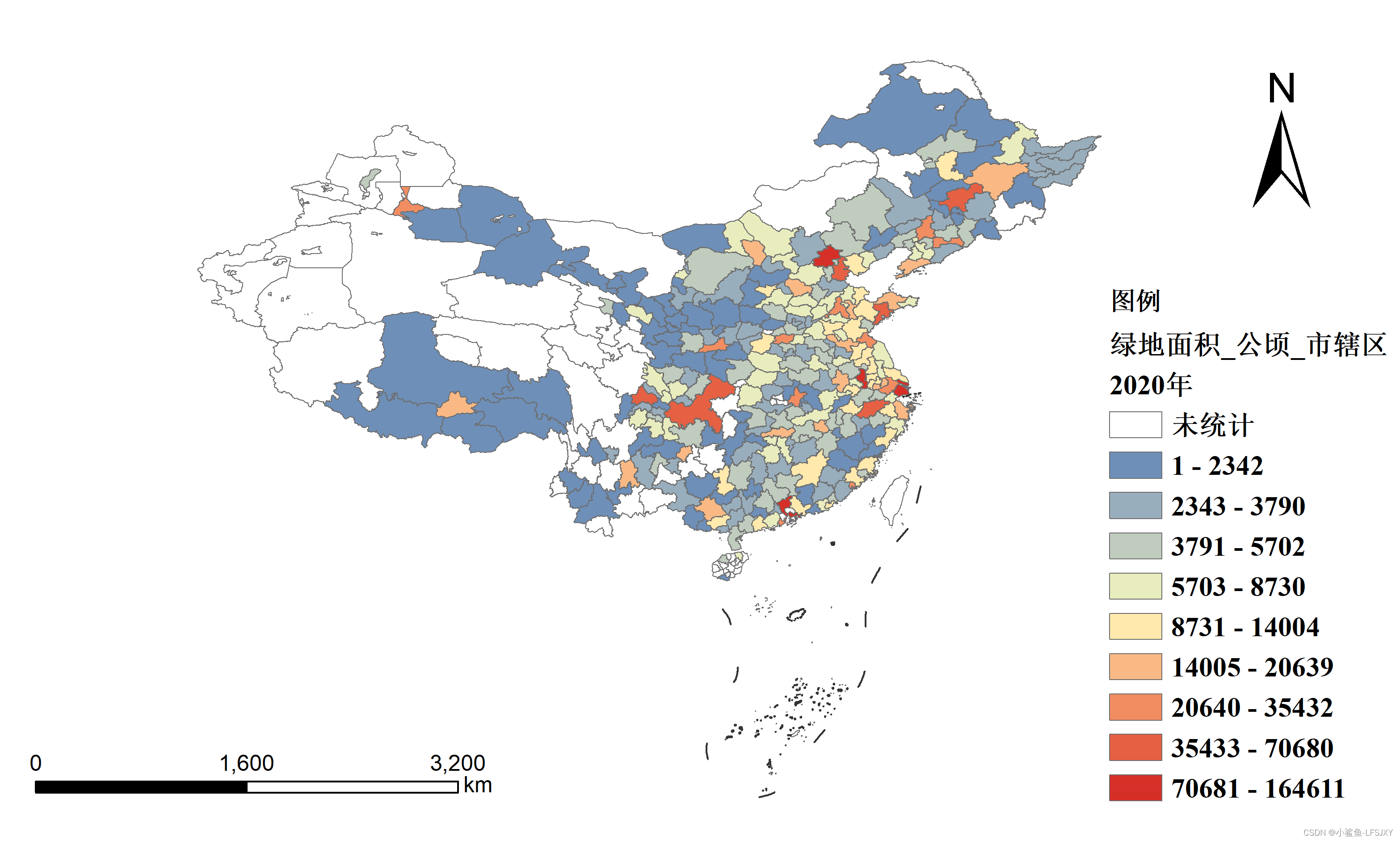 全国地级市1999—2020年用地面积指标（建设用地\居住用地\绿地\建成区等）