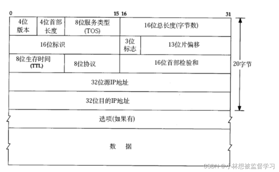 网络层重点协议-IP协议(结构分析)