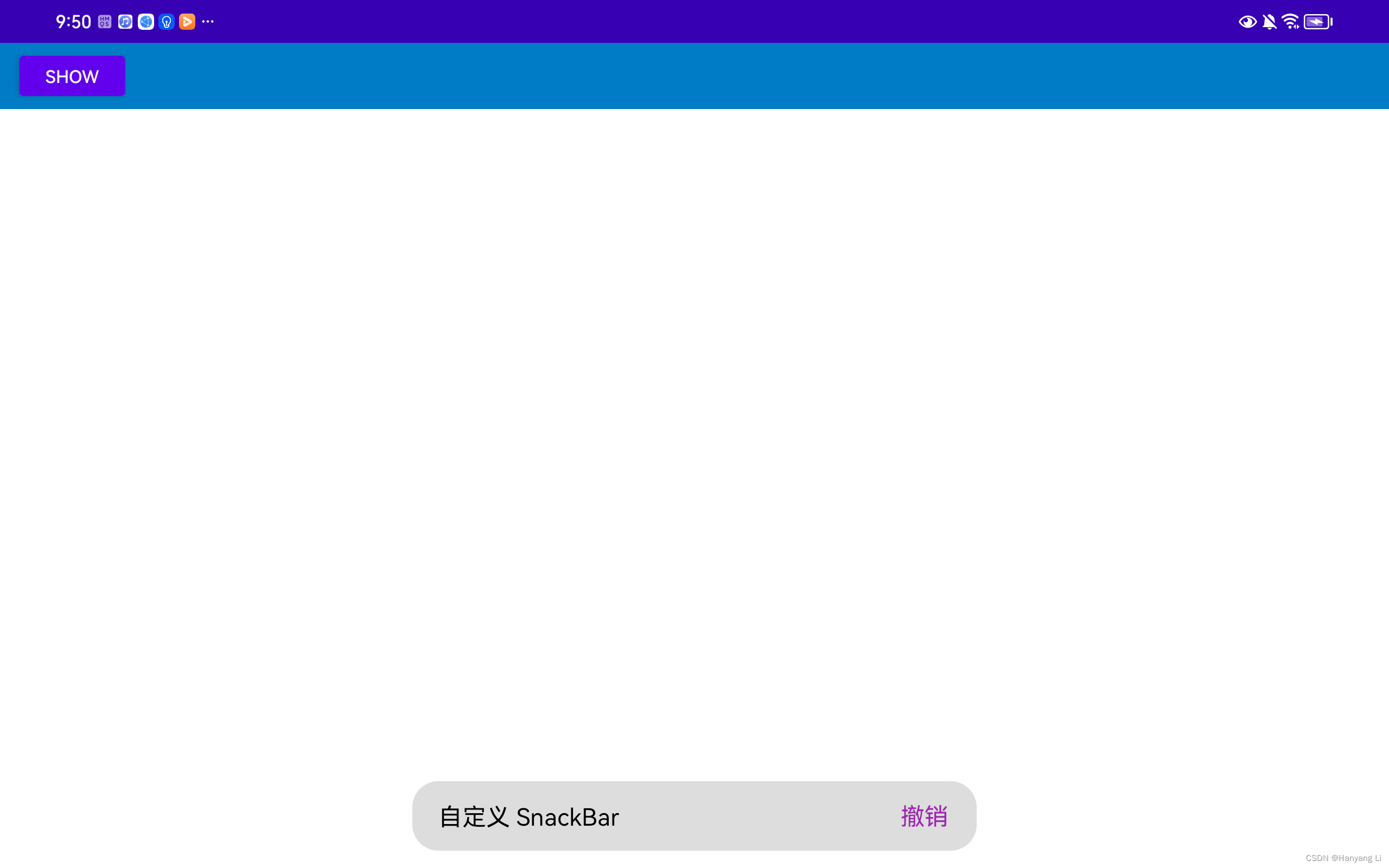 Snackbar 的使用_snack bar必须和scafold一起用吗-CSDN博客