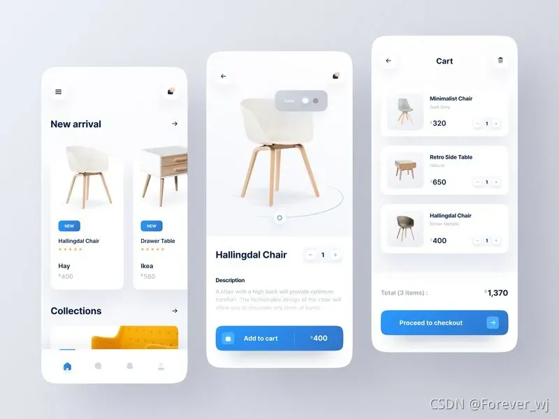Furniture e-commerce App by Risang Kuncoro