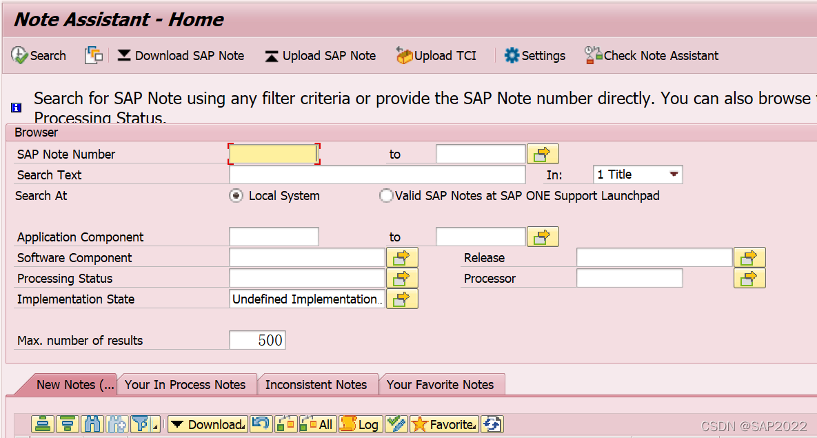 SAP系统如何打NOTE?_sap 打note-CSDN博客