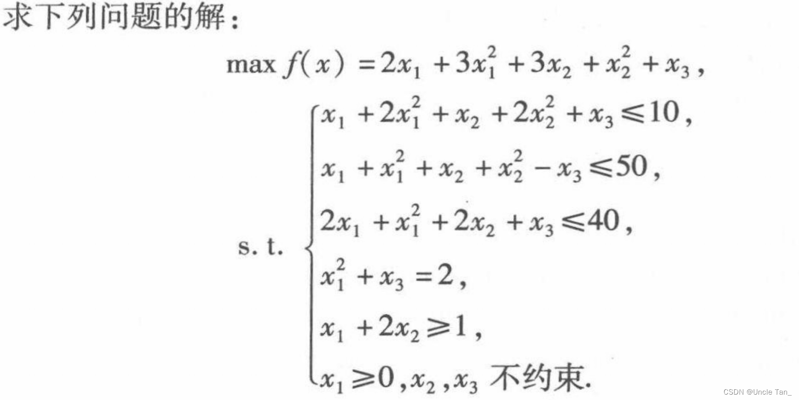 nonlinear programming maxima