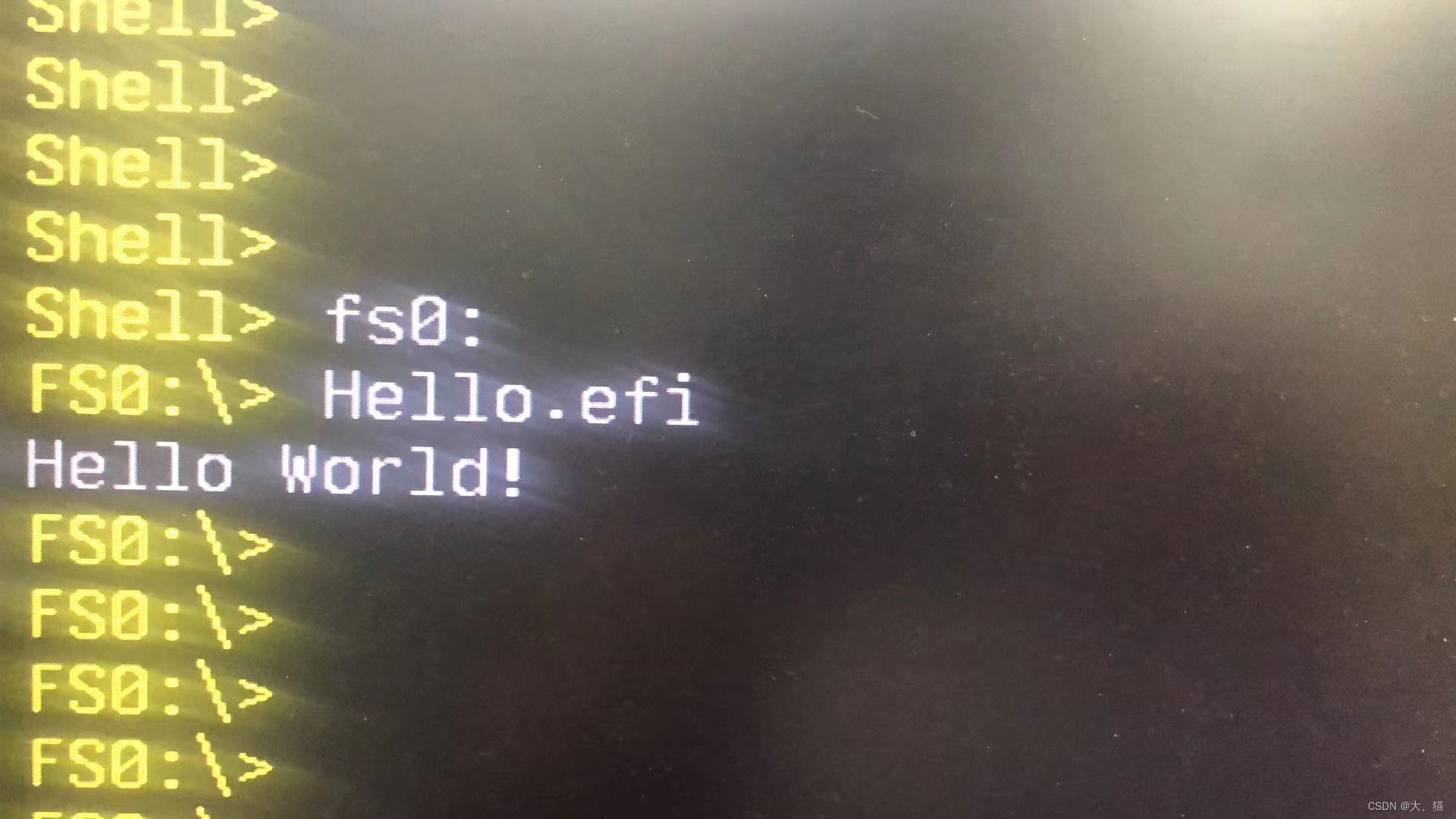 UEFI基础——测试用例Hello Word