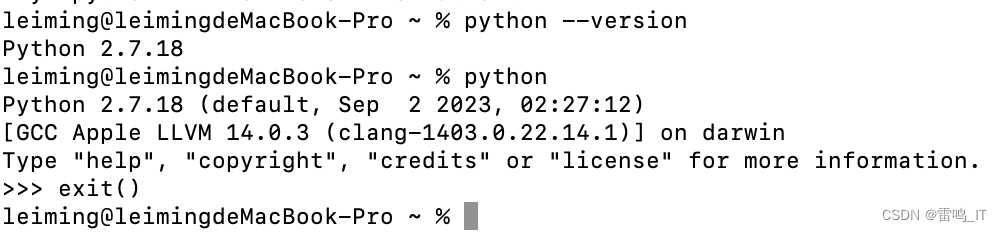 如何在mac上安装多版本python并配置PATH