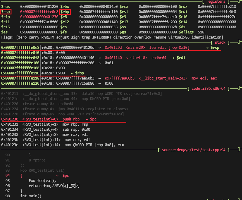 用反汇编分析c++RVO开启和关闭时的底层原理以及C++prvalue，xvalue和lvalue的相关知识_c++ 关闭rvoCSDN博客
