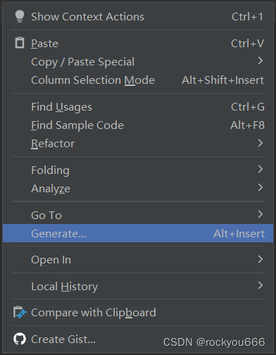 Constructor shortcut creation