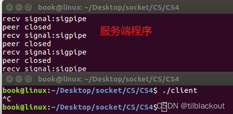 Linux socket编程(5):三次握手和四次挥手分析和SIGPIPE信号的处理