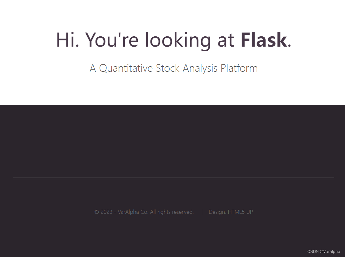 Flask 网站装潢, 简易更换模板