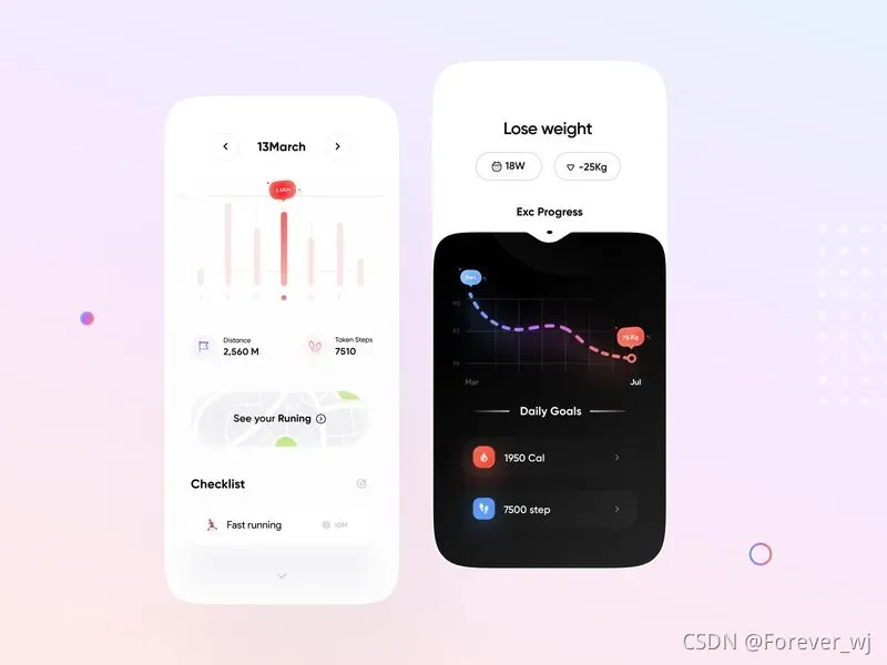 Weight loss app by Hesam Mousavi