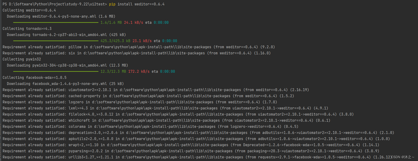 pip-install-u-weditor-error-subprocess-exited-with-error