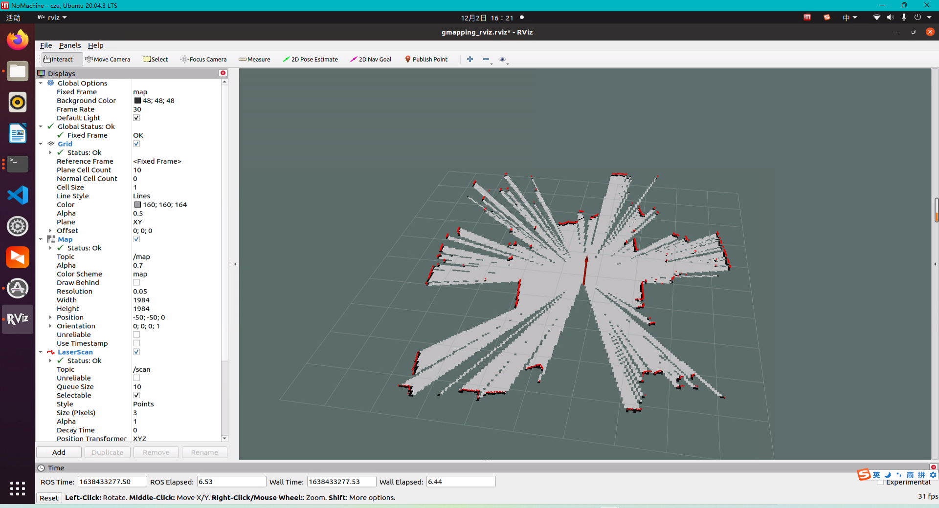ROS Gmapping 建图及参数配置_launch修改gmapping中地图话题-CSDN博客