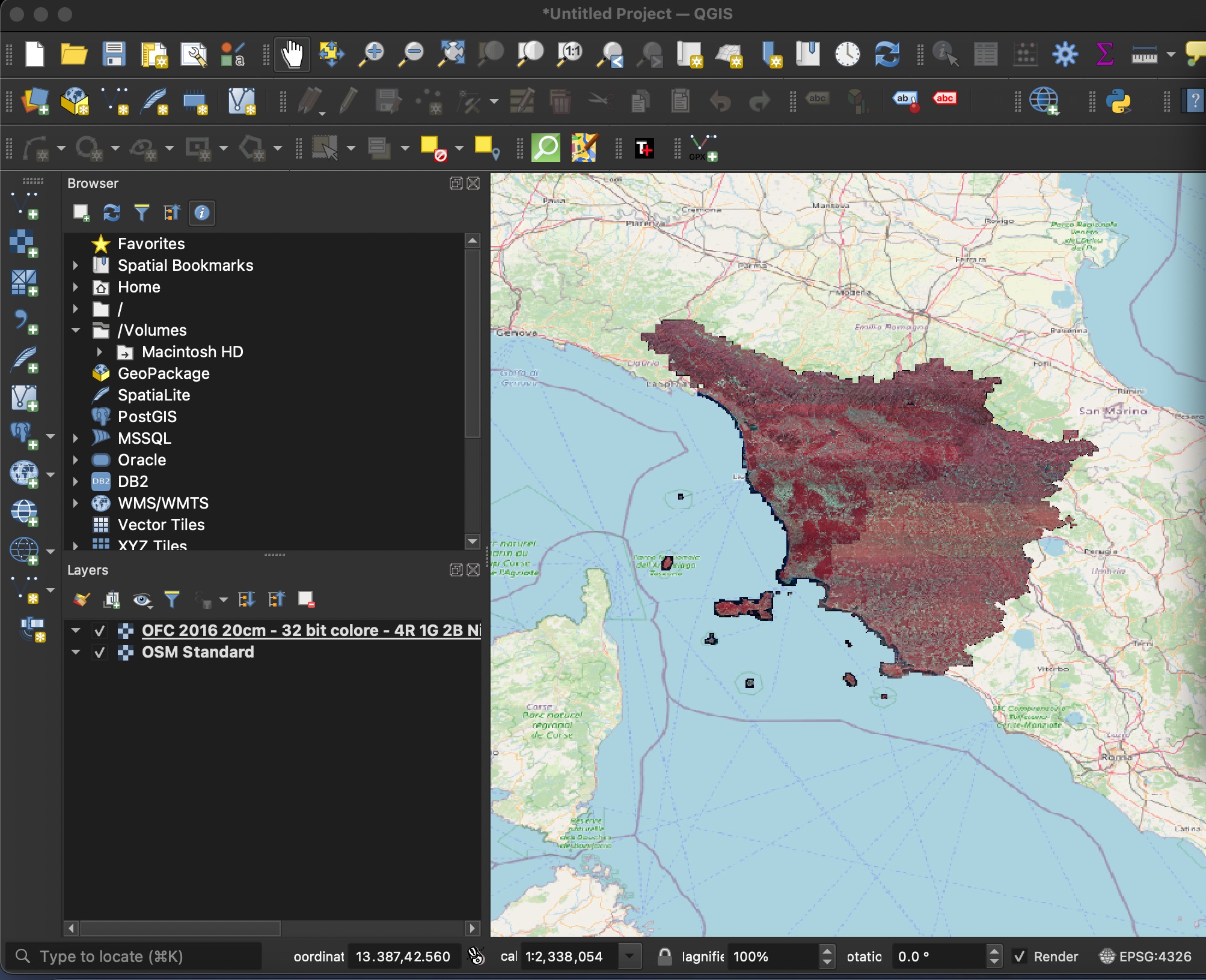 QGIS 2. 将网页中的地图或卫星图导入qgis (加载WMS/WMTS图层)