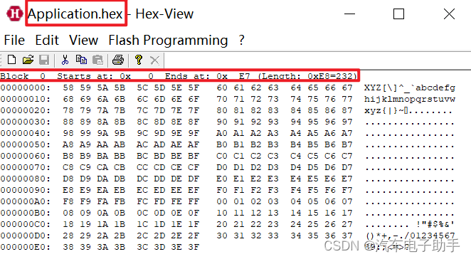 【嵌入式烧录/刷写文件】-3.3-Bin文件转换为S19/Hex文件