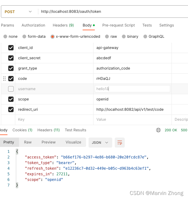 spring security oauth2.0-authorization code