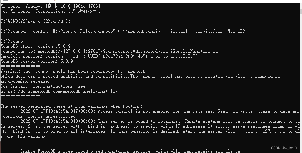 mongodb+ mongo cpmpass安装_mongopass_w_hx10的博客-CSDN博客