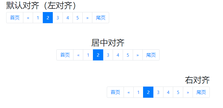 利用Bootstrap的分页组件实现分页效果