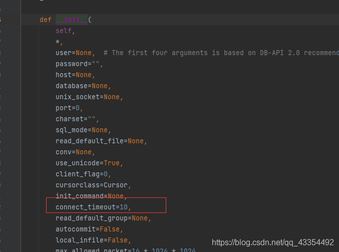 Python连接mysql超时_pymysql 设置链接超时-CSDN博客