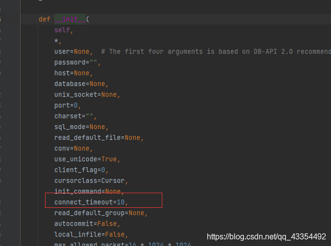 python连接mysql超时_pymysql 设置链接超时-CSDN博客